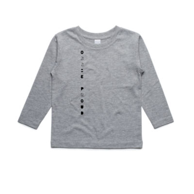 Kids Ozzie Proud Longsleeve Tee black print Thumbnail